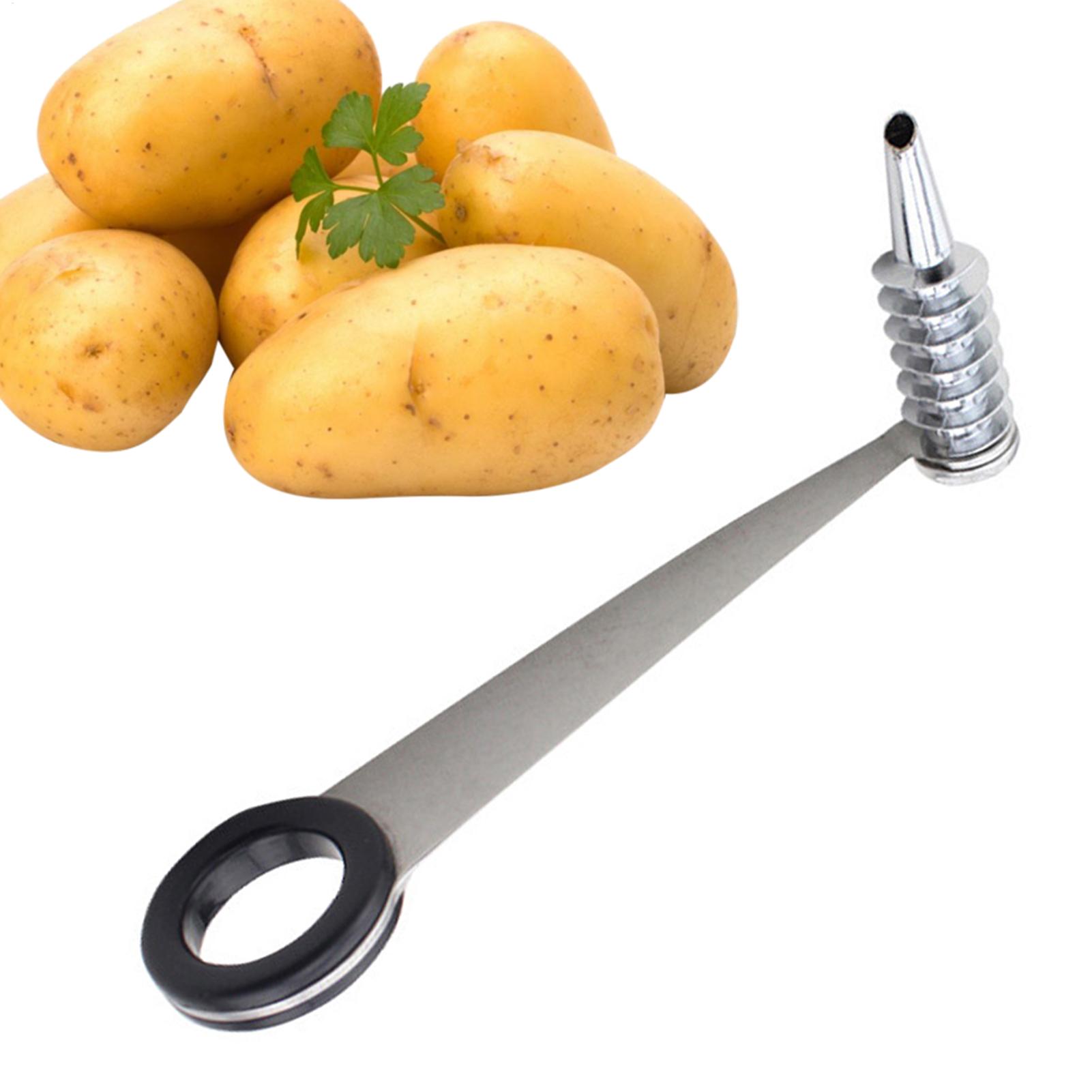 Kitchen Gadgets For Men - 1個入りスパイラルスライサー ツイスター ステンレス製野菜スパイラライザー 食洗機対応 手持ち式キッチンガジェット キュウリ・ポテト用