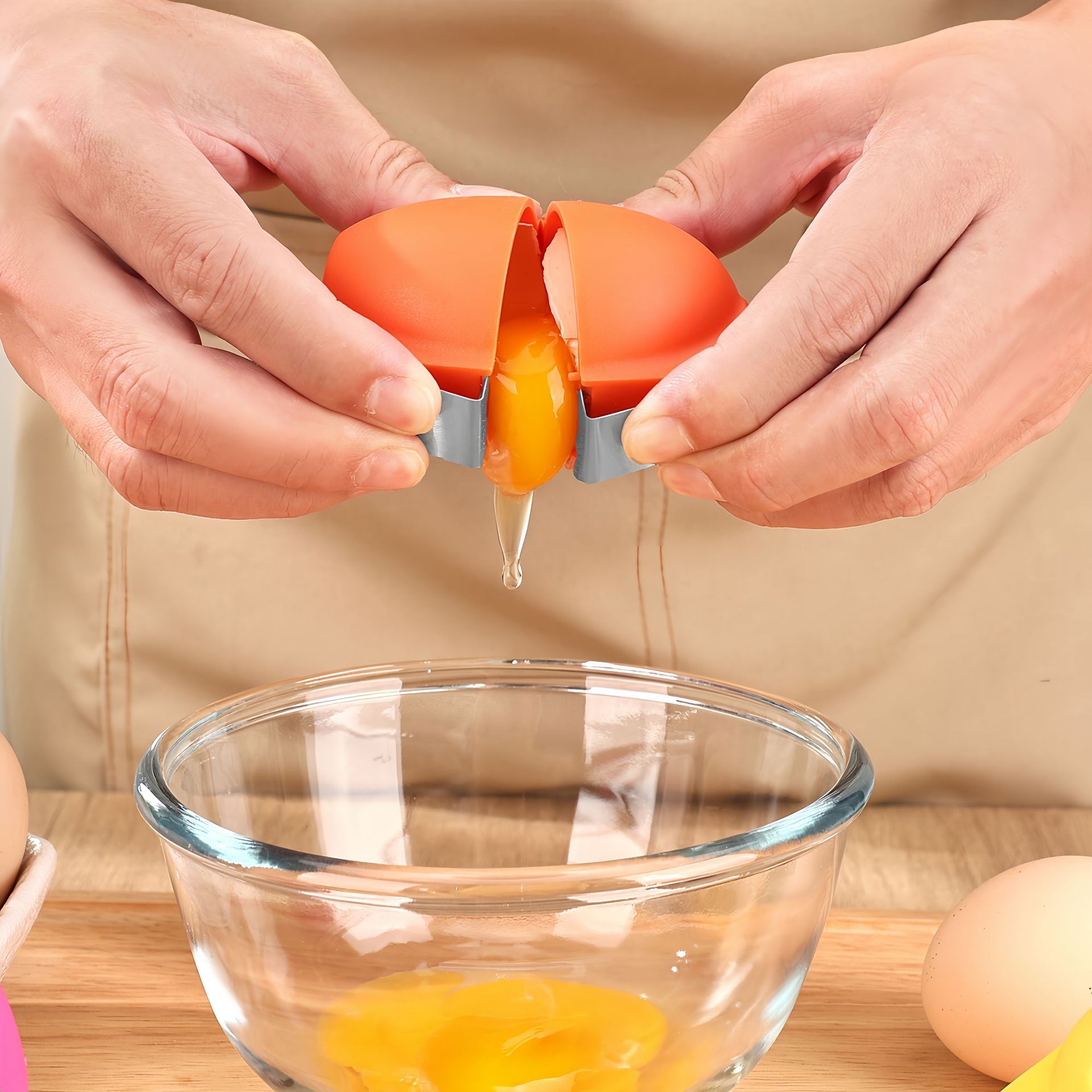 1/3個入り簡単卵殻オープナー、卵殻分離器、携帯用卵オープナ - Egg Separator Tool のレビューと価格