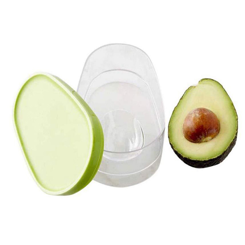 アボカド食品保存ボックス省スペースプラスチックフルーツコンテ - Kitchen Gadgets Organizer のレビューと価格