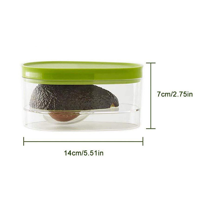 アボカド食品保存ボックス省スペースプラスチックフルーツコンテ - Kitchen Gadgets Organizer のレビューと価格