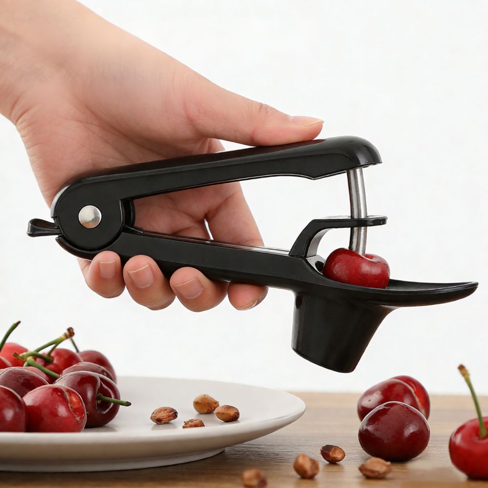 プロ仕様のチェリーピッター、ステンレス製、果物の芯を取り除く - Kitchen Helper Gadgets のレビューと価格